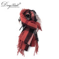 Dernière Design Lady Fashion laine écharpe surdimensionné Chunky Tartan laine chaude écharpe